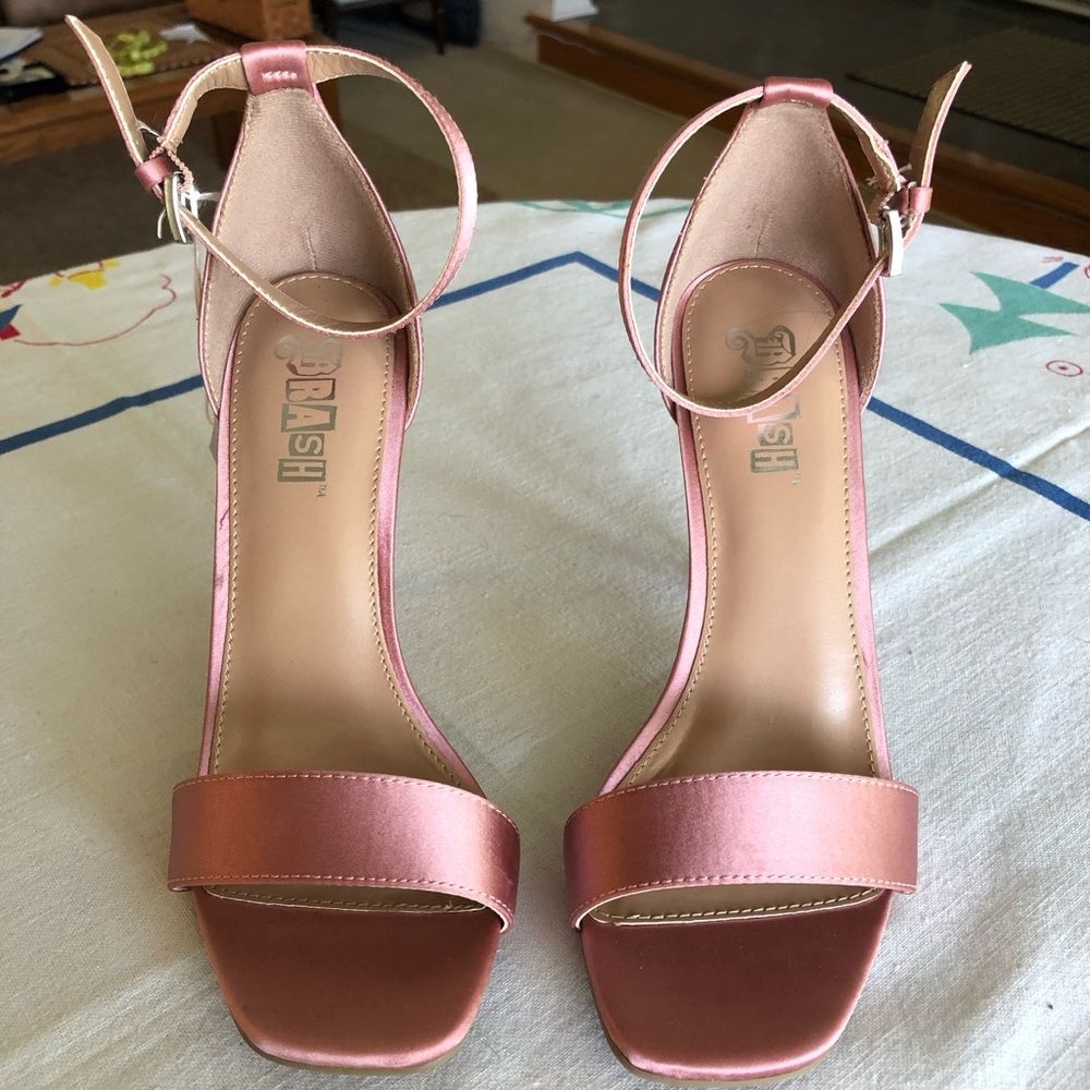 Brash Pink Strap Heels - Size 5.5 (Brand New) - Picture 3 of 3